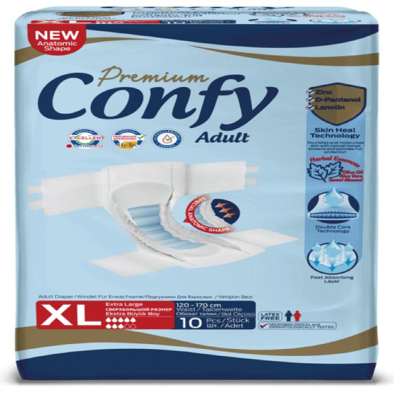 Підгузки для дорослих Confy Premium ExtraLarge (XL) 10шт.